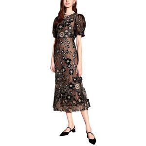 Elaine Womens  Midi Dress
